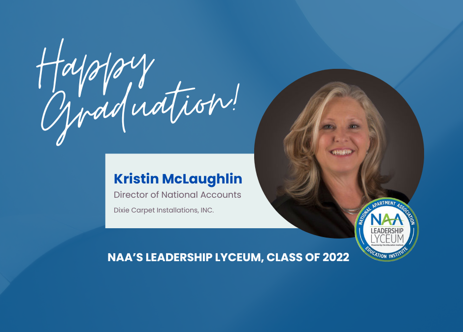 Congratulations to Kristin McLaughlin – 2022 Class of the NAA Leadership Lyceum program